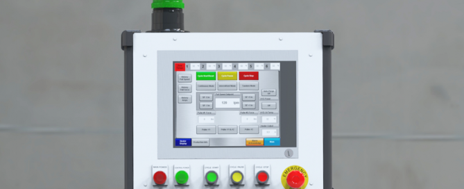 HMI control box for pultrusion machine